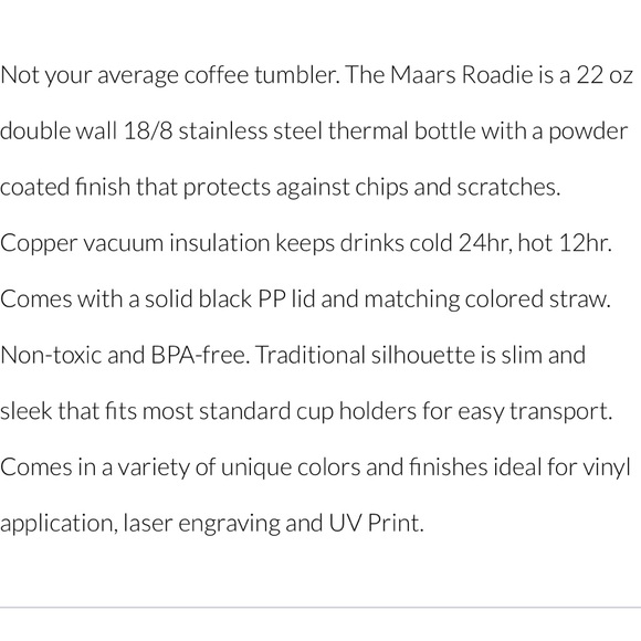 Set of 2 Matte Purple Haze 22 oz stainless insulated tumblers with lid and straw - Picture 2 of 3